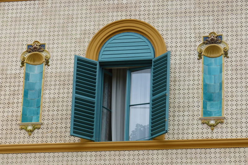 4K, house, pattern, building exterior, color, fancy, yellow, city, arch, facade, window frame, closed, outdoors, hungary, building, residential district