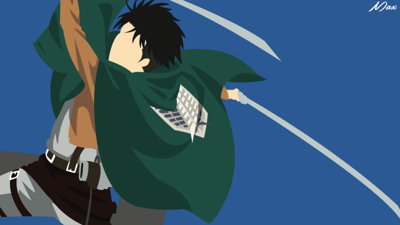 Levi Ackerman, Attack On Titan, Anime, 4K