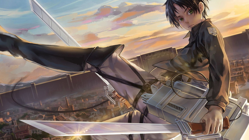 Shingeki no Kyojin, young women, outdoors, nature, sunlight, Eren Jeager, leisure activity, one person, young adult, casual clothing, real people, 1080P