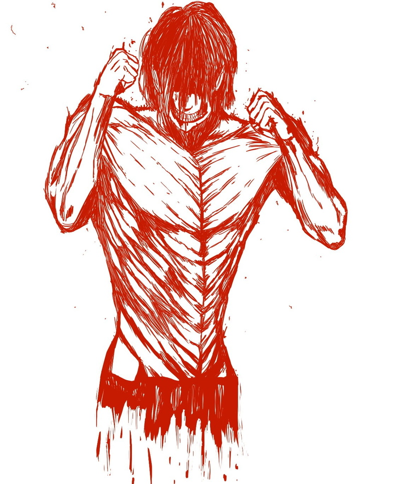 Eren Jeager, Shingeki no Kyojin, 720P, titans