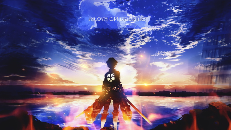 real people, one person, nature, digital composite, water, Shingeki No Kyojin, leisure activity, sky, transportation, outdoors, Anime Boys, anime, standing