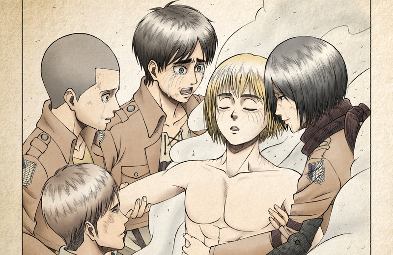 Eren Yeager, Anime, 1080P, Connie Springer, Jean Kirstein, Armin Arlert, Attack On Titan, Mikasa Ackerman