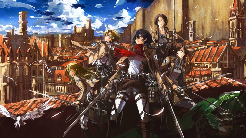 Annie Leonhart, Historia Reiss, Sasha Blouse, Ymir (Attack on Titan), 1080P, Attack On Titan, Mikasa Ackerman, Anime