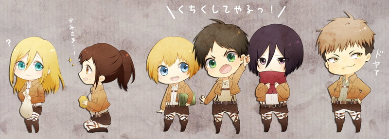 Attack On Titan, Eren Yeager, Sasha Blouse, Jean Kirstein, Anime, Mikasa Ackerman, 1080P, Historia Reiss, Armin Arlert