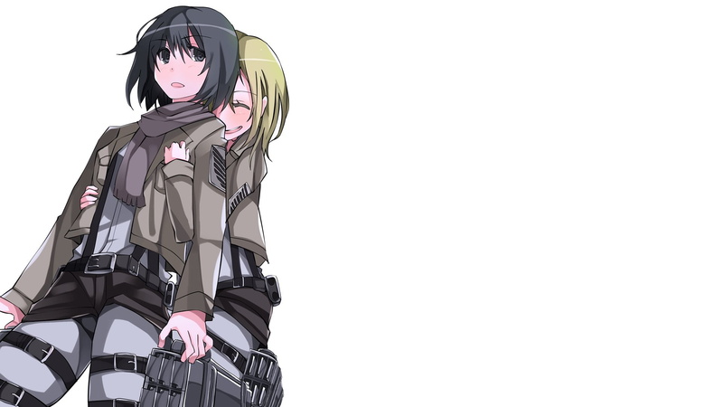 1080P, Mikasa Ackerman, Attack On Titan, Historia Reiss, Anime