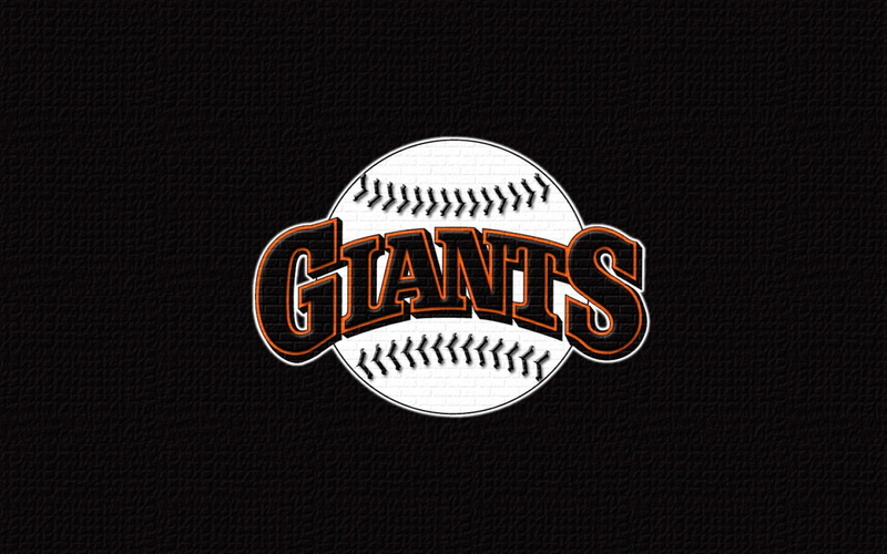 food and drink, Major League Baseball, close-up, text, single object, equipment, illuminated, baseball, brown, western script, black background, SF Giants