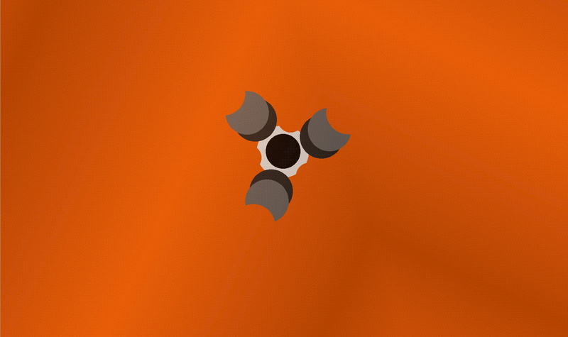 720P, orange background, orange, logotype, logo, simple background, Swiftrender (Profile)