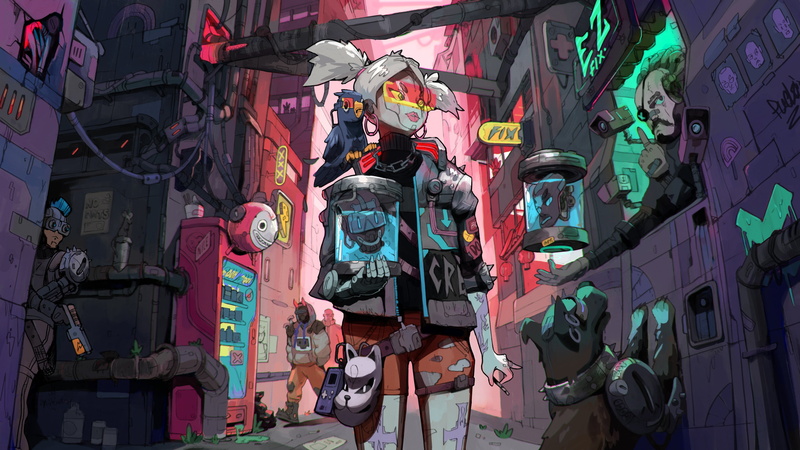 wapon, cyberstreet, game, 2077, Cyberpunk 2076, cd project red, Cyberpunk 2077, 4K, art, girl