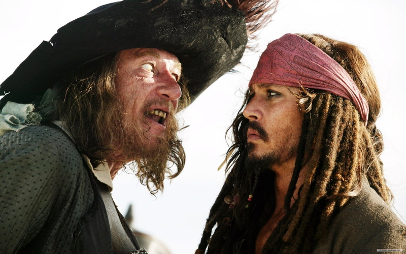 facial hair, Pirates Of The Caribbean: At Worlds End, men, togetherness, heterosexual couple, Pirates Of The Caribbean, Hector Barbossa, social issues