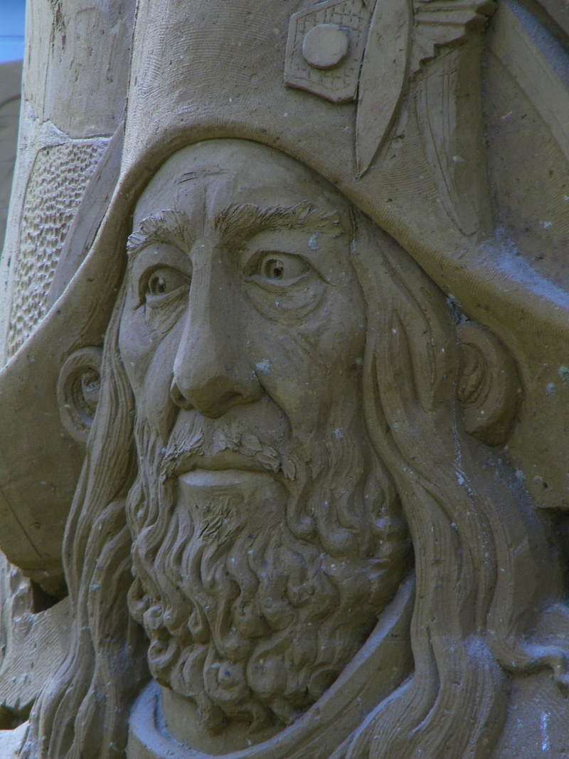 disney characters, representation, hector barbossa, day, no people, craft, sculpture, carving - craft product, festival, 1080P, statue, animal body part