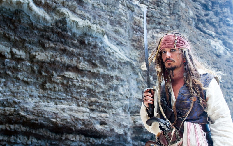 Pirates of the Caribbean, captain, pirates, art, x, movies, depp, hd, johnny, people, caribbean, sparrow, 2K, actors, jack