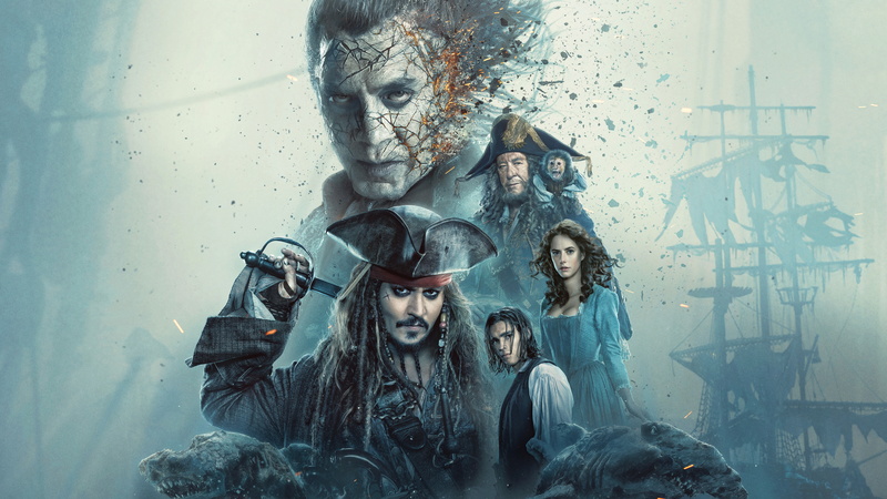 4K, Pirates of the Caribbean: Dead Men Tell No Tales, 8K, Pirates of the Caribbean: Salazars Revenge