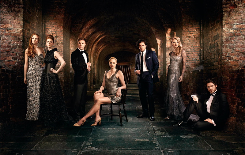 friendship, business Person, sitting, dark, black, adult, elegance, actress, actors, males, full length, Gwendoline Christie, the series, Kit Harington