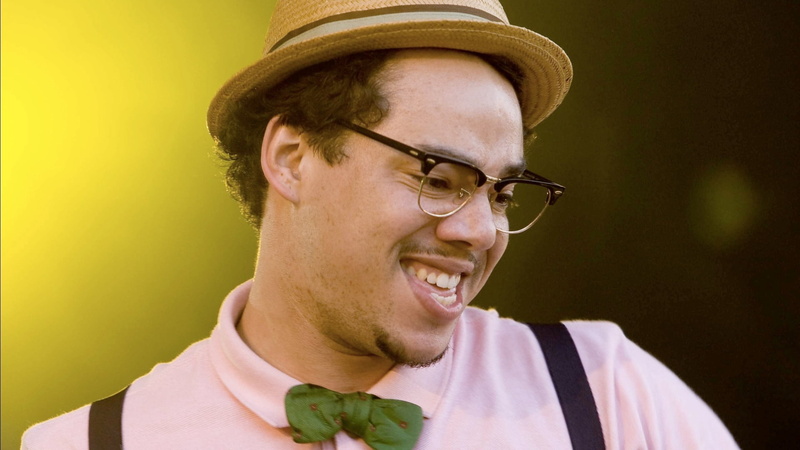 ben loncle soul, headshot, emotion, male Beauty, 1080P, summer, human Face, hipster, indoors, cheerful, bow Tie, lifestyles, smiling, casual Clothing
