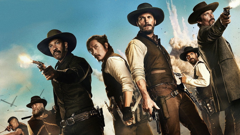 Denzel Washington, The Magnificent Seven, 1080P, Chris Pratt