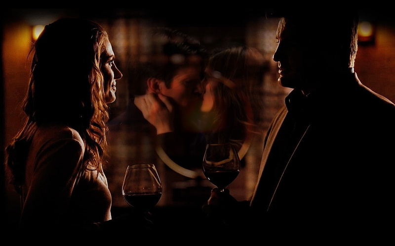 beckett, art, dark, actress, Celebrity, Stana Katic, hd, stana, tv, Nathan Fillion, 720P, nathan, katic, castle, people, series, fillion, kate, actors