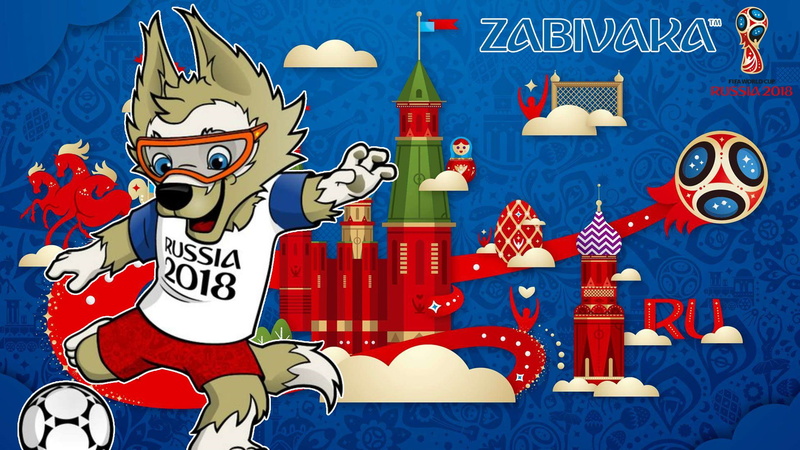 representation, text, mammal, archival, vector, The football world Cup in Russia 2018, event, decoration, cartoon, zabivaka, red, winter, christmas, people