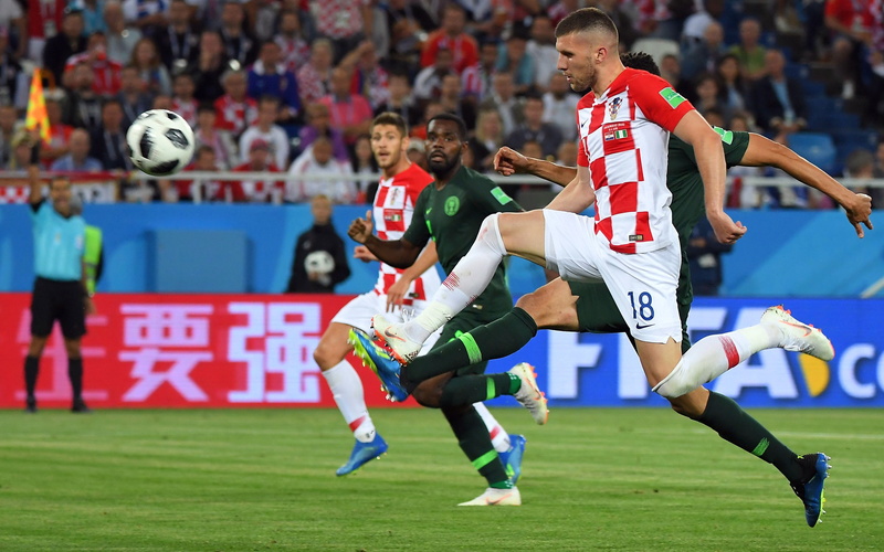 young men, russia, effort, sport, adult, ball, full length, stadium, vs, nigeria, croatia, group of people, 4K, clothing, young adult, world, sportsman