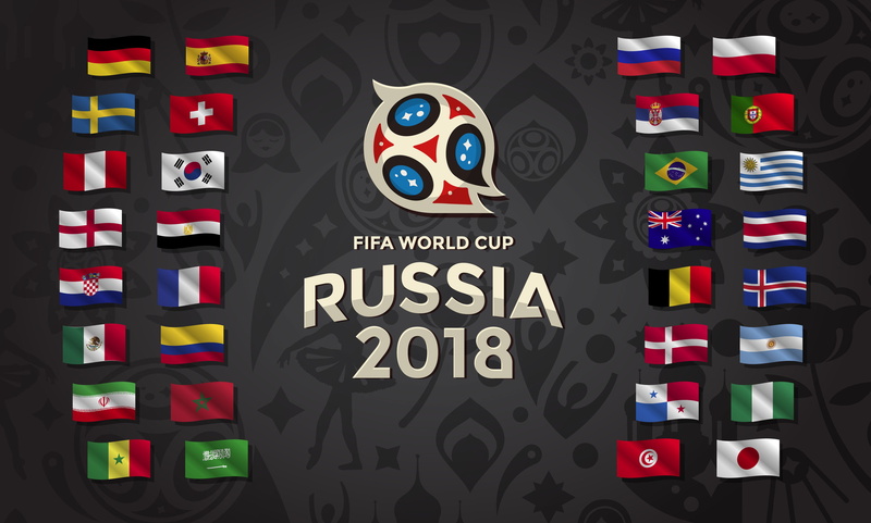 Flags, FIFA World Cup 2018, Russia 2018, Teams, A football team, World Cup 2018, The world Cup in Russia, Football, 2K, FIFA, Russia, 2018, Sport, Country