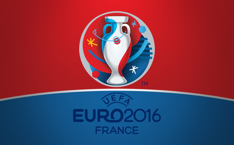 communication, 2016, transportation, studio shot, close-up, france, circle, Logo, championship, sign, Sports, no people, shape, colored background, land vehicle