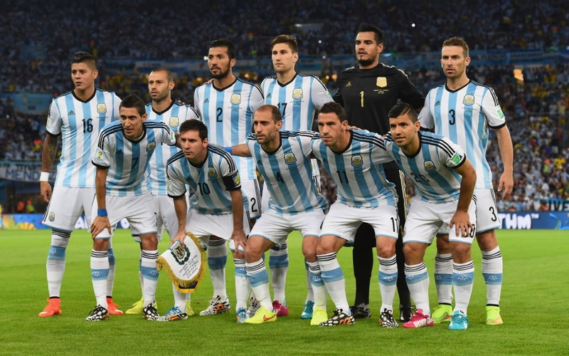 competition, hd, team sport, soccer field, ball, people, soccer uniform, sports equipment, argentina, cup, teamwork, 1080P, sport, grass, men