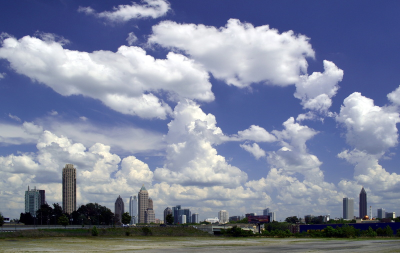 tall - high, america, environment, sky, atl, office, skyscraper, landscape, usa, ga, architecture, cloud - sky, modern, city, urban, nature, midtown, atlanta