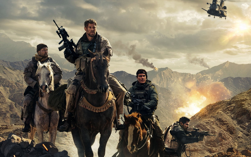 Chris Hemsworth, 12 Strong, 4K, 4K