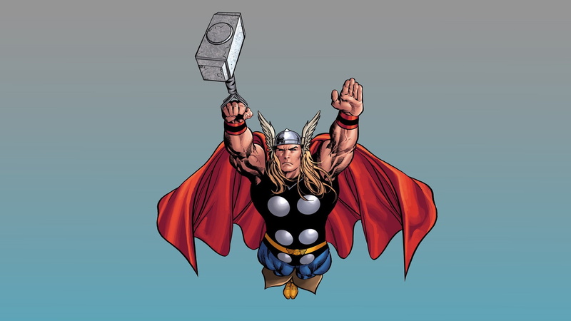 thor, 1080P, mjolnir, comics