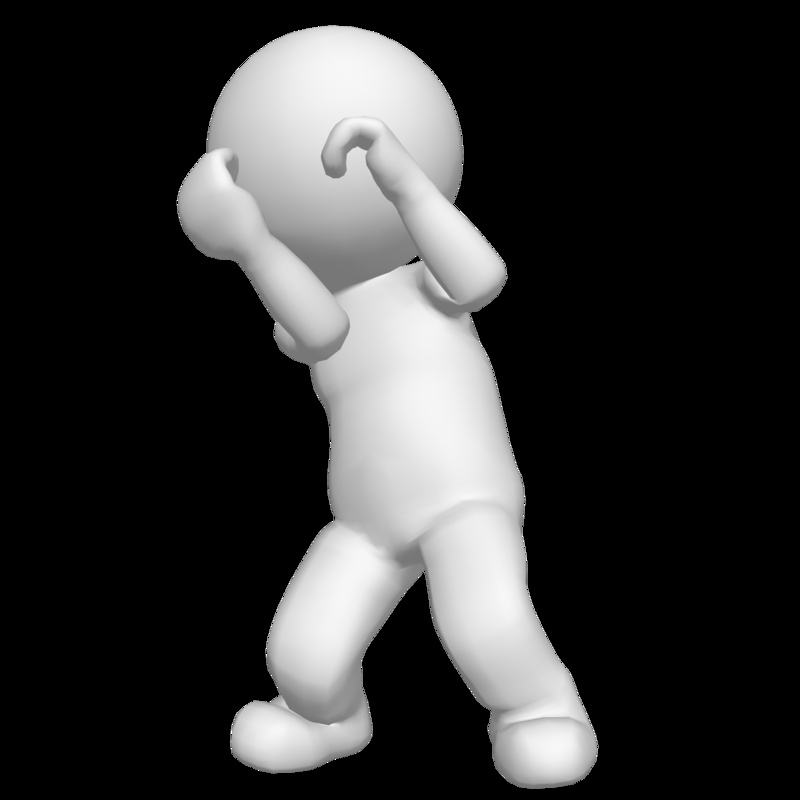 3danimation, copy space, childhood, human representation, character, human3dmodel, creativity, studio shot, indoors, fear, lifestyles, people, art and craft
