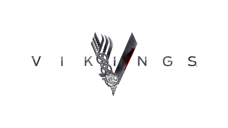 4K, logo, TV, Vikings (TV series)