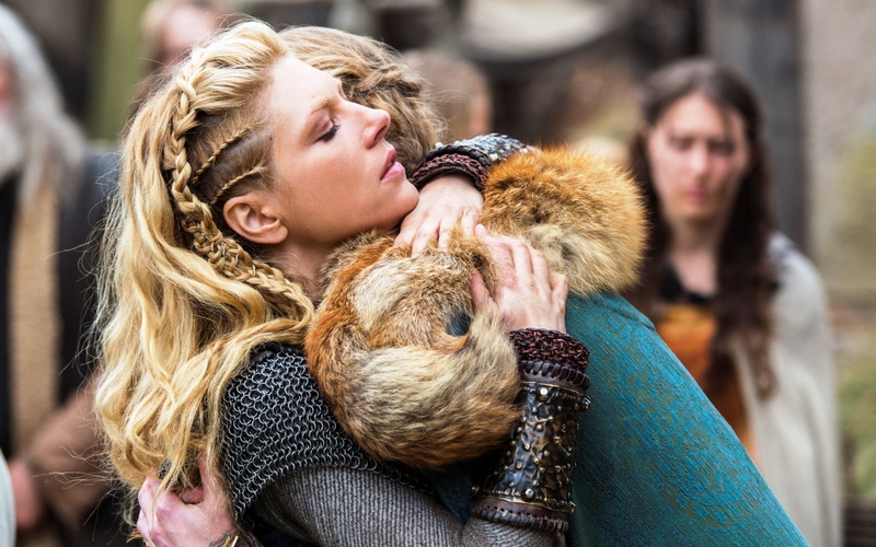 Lagertha Lothbrok, actress, women, Vikings (TV Series), 1080P, Katheryn Winnick, Blonde