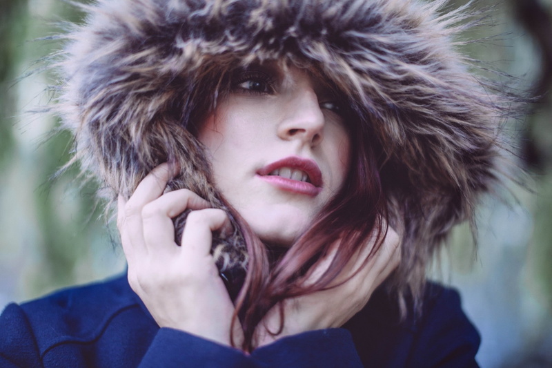 women, fur, 1080P, fur coats, face
