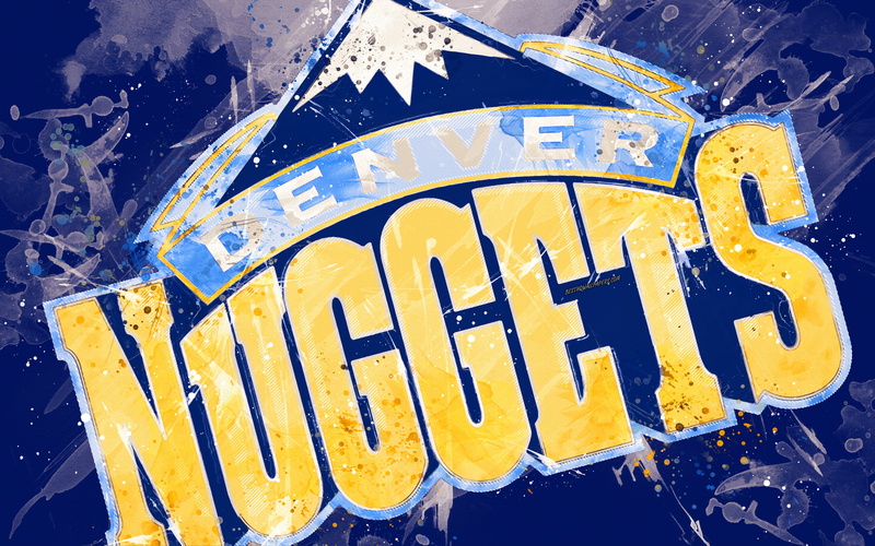 Denver Nuggets, Logo, 4K, Sports, NBA, Basketball