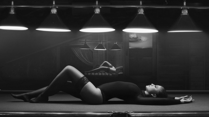 tables, monochrome, sports, billiards, models, 1080P, pool, stockings