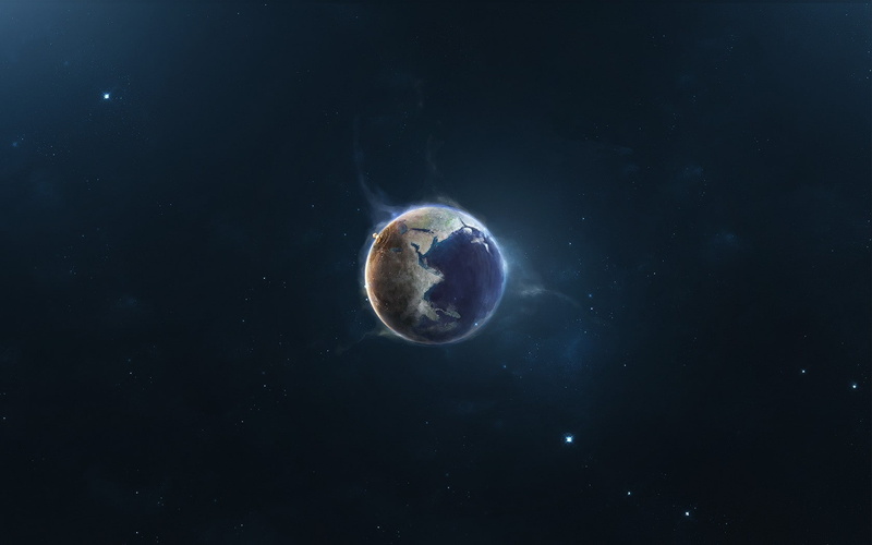 satellite view, nature, astronomy, moon, space, orbiting, 720P, galaxy, dark, no people, little big planet, sky, planet - space, eclipse, sphere, outdoors
