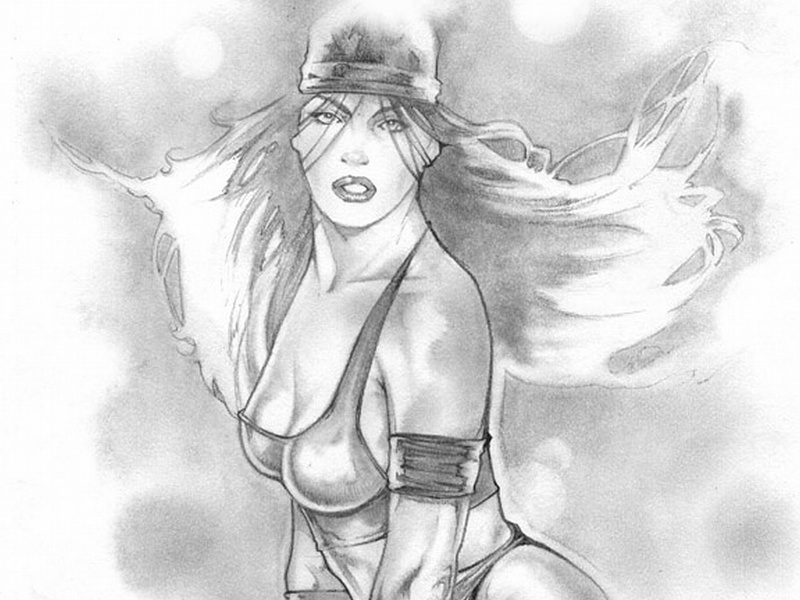 comics, elektra, hd, 720P