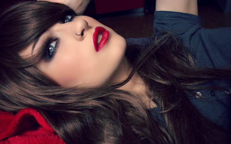 Emo, Face, 1080P, Women, Lolina Green, Girl, Woman
