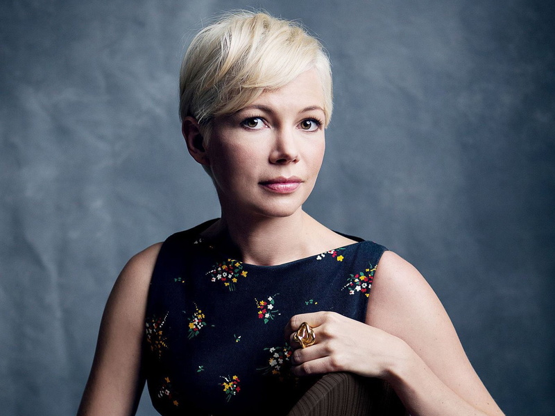 Actress, Short Hair, Michelle Williams, Blonde, Face, Actresses, 1080P