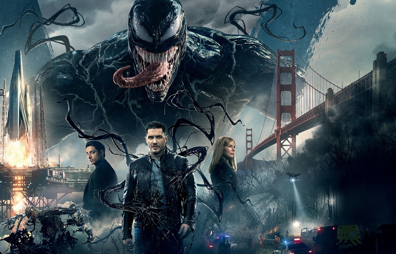 tom, promotional, michelle, hardy, art, riz, williams, ahmed, 4K, venom