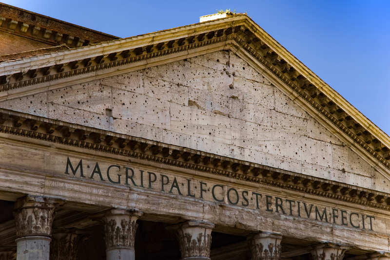 sky, ornate, latin, built structure, pediment, history, nature, travel destinations, no people, italy, travel, clear sky, government, rome, finance, city