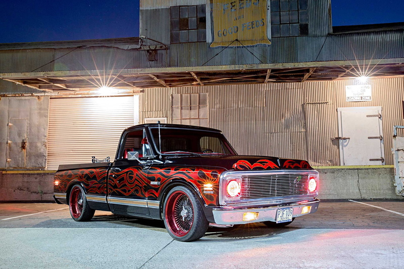 truck, 1080P, automobile, custom, lowrider, pickup, auto, cheyenne, chevrolet, vehicle, 1972