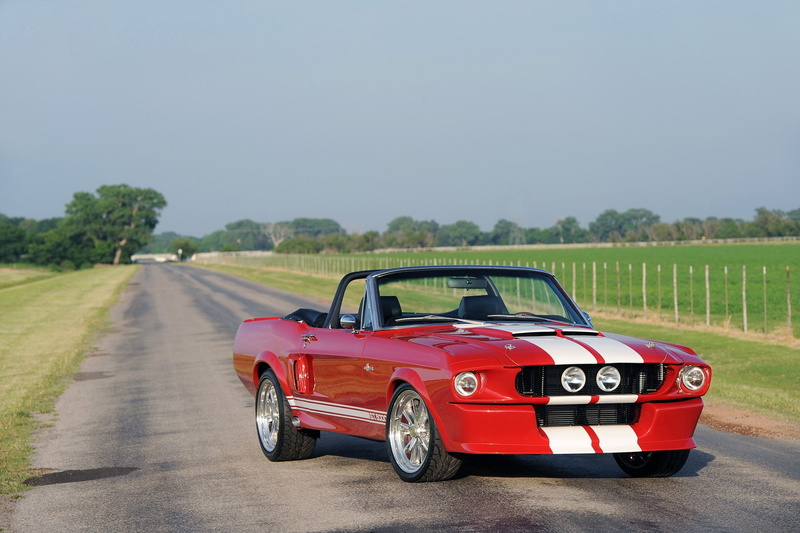 Convertible, Classic Car, Red Car, Ford, Muscle Car, 1080P, Shelby GT500 Classic Recreation
