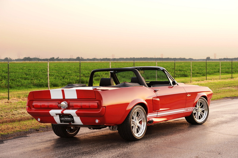 Muscle Car, 1080P, Red Car, Shelby GT500 Classic Recreation, Convertible, Classic Car, Ford