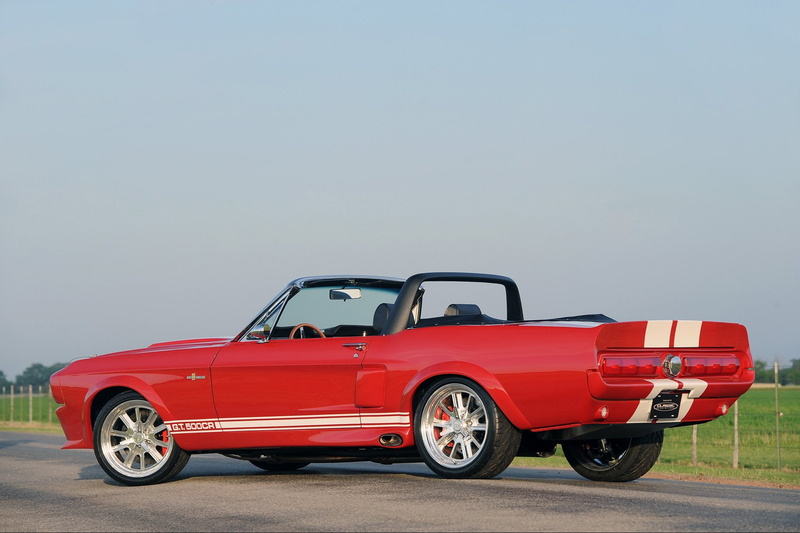 Muscle Car, Ford, 1080P, Shelby GT500 Classic Recreation, Red Car, Classic Car, Convertible