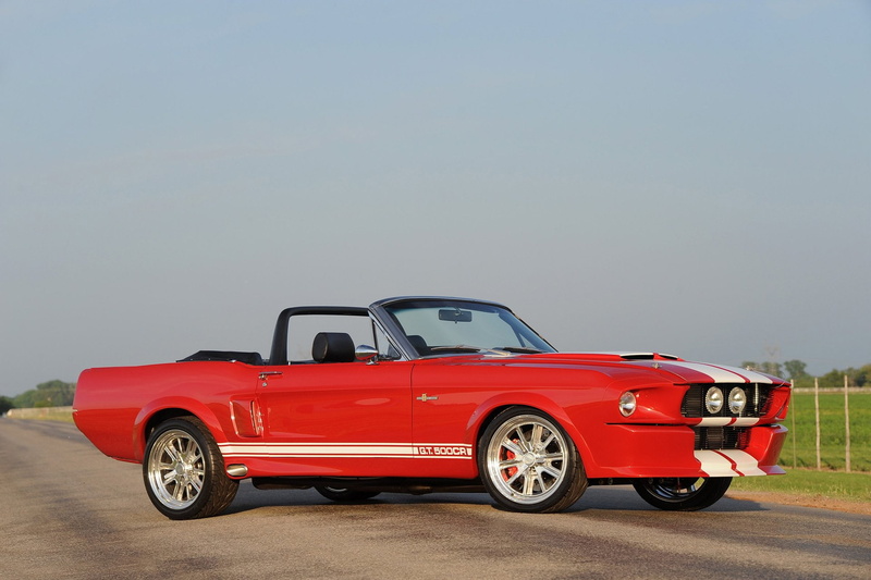 1080P, Ford, Shelby GT500 Classic Recreation, Red Car, Classic Car, Convertible, Muscle Car