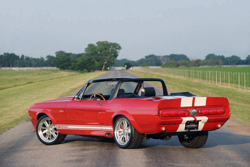 Red Car, Convertible, Shelby GT500 Classic Recreation, Classic Car, Ford, Muscle Car, 1080P