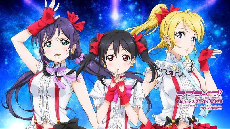 women, female likeness, creativity, celebration, Nico Yazawa, Eri Ayase, 1080P, toy, Blonde, Long Hair, stage, Nozomi Toujou, festival, Green Eyes, Twintails