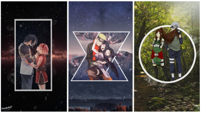 Uchiha Sasuke, 2K, Hyuuga Hinata, Hatake Kakashi, Naruto Shippuuden, Uzumaki Naruto, Haruno Sakura