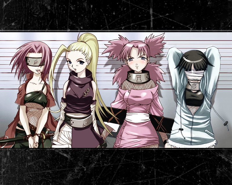 for sale, no people, Anime, Sakura Haruno, multi colored, side by side, art and craft, male likeness, toy, fashion, retail, Temari (Naruto), creativity