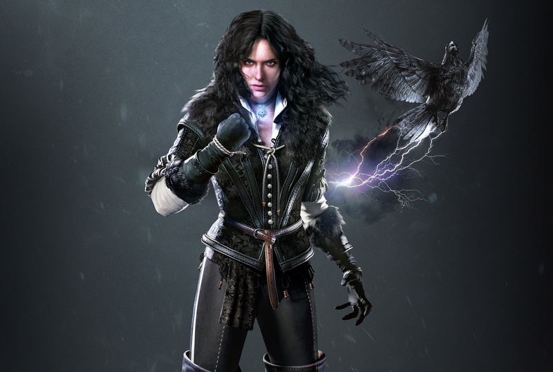 Yennifer, girl, The Witcher 3, 2K, The Witcher 3: Wild Hunt, bird